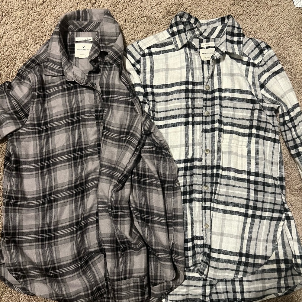 American Eagle flannels